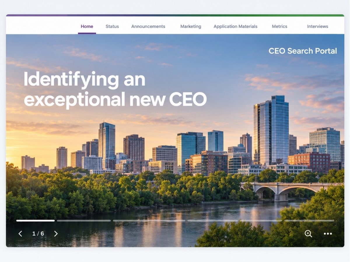Executive transition and CEO search